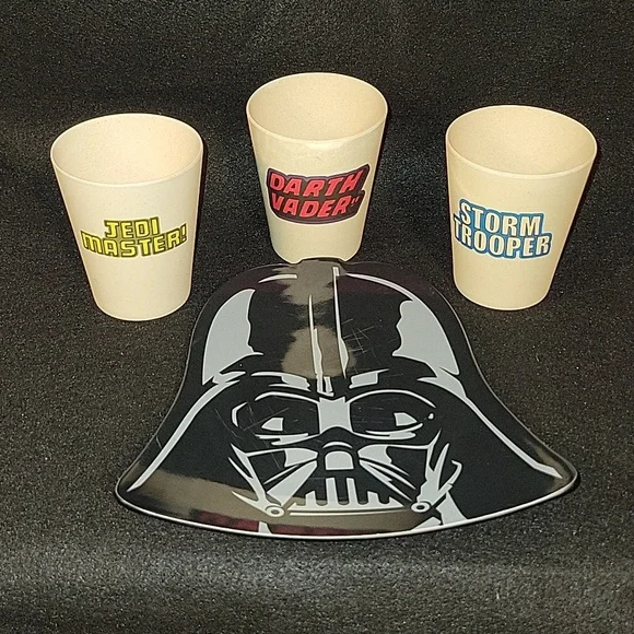 Lucasfilm Kitchen Star Wars Plate And Cups Poshmark